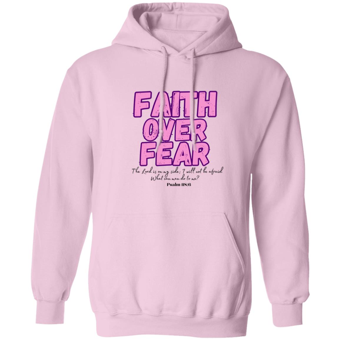 Faith Over Fear - Pullover Hoodie 8 oz (Closeout)