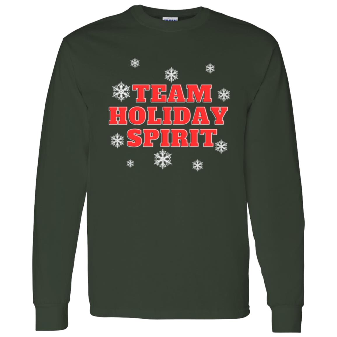 Team Holiday Spirit (Christmas) T-Shirt 5.3 oz.