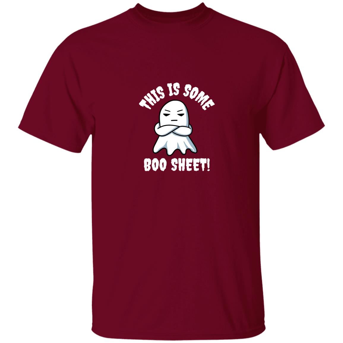 BOO SHEET- (Halloween) 5.3 oz. T-Shirt