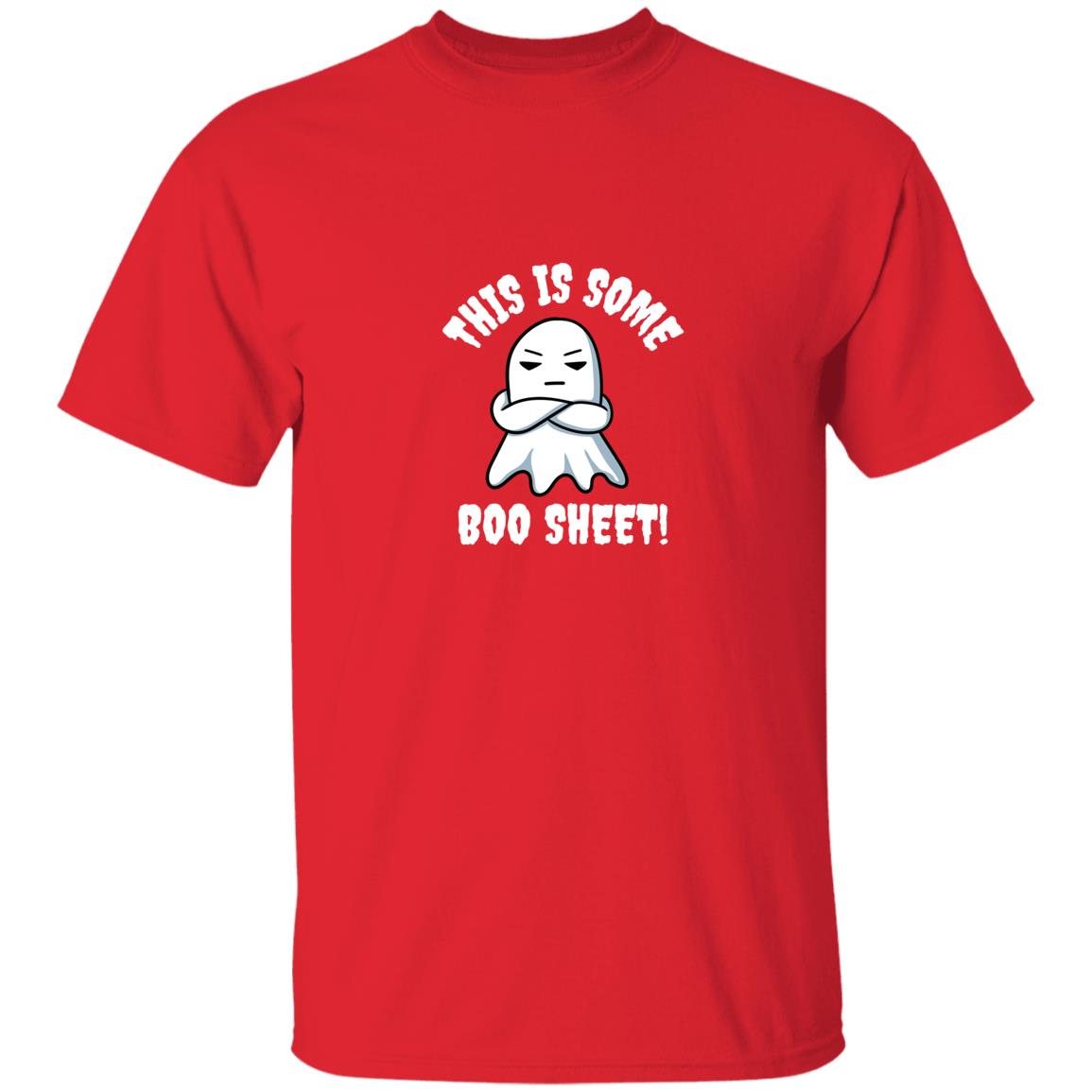 BOO SHEET- (Halloween) 5.3 oz. T-Shirt