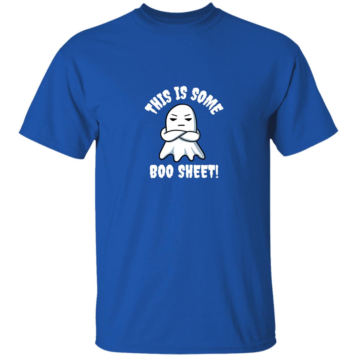BOO SHEET- (Halloween) 5.3 oz. T-Shirt