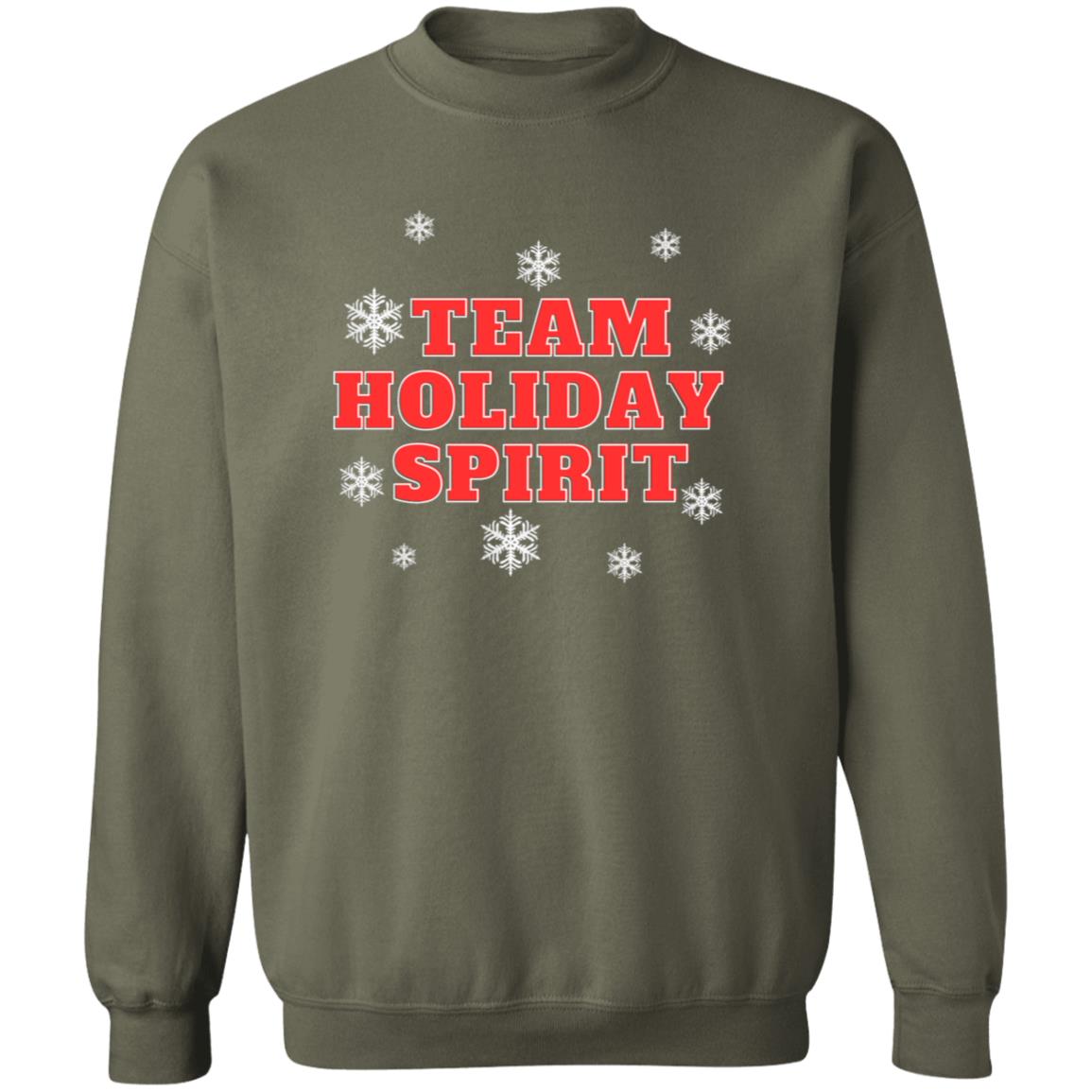 Team Holiday Spirit (Christmas) - Crewneck Pullover Sweatshirt