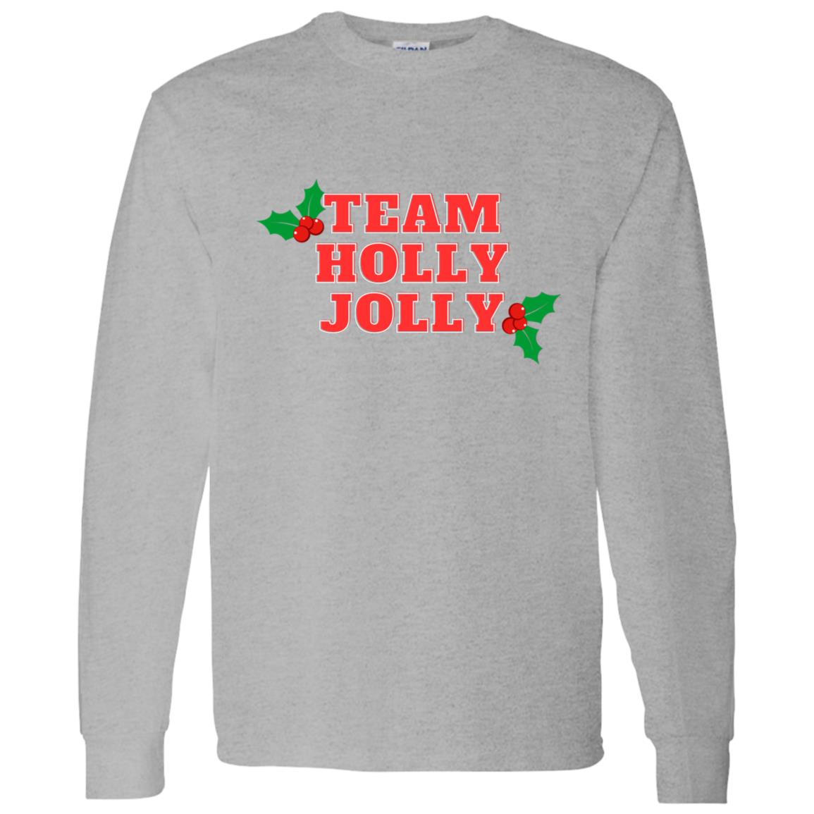 Team Holly Jolly (Christmas) G540 LS T-Shirt 5.3 oz.