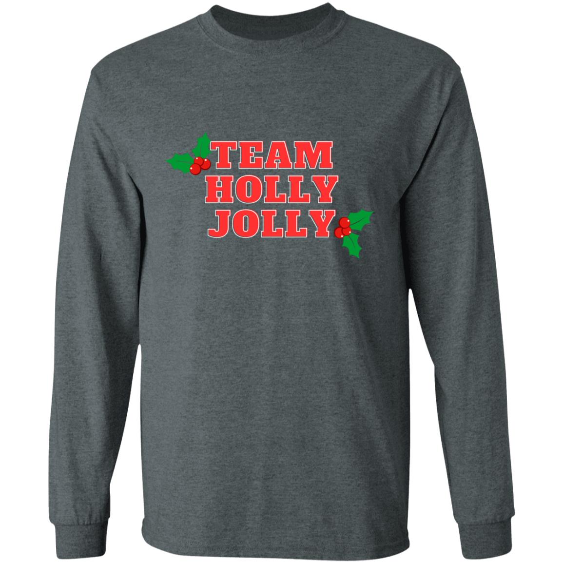 Team Holly Jolly (Christmas) G540 LS T-Shirt 5.3 oz.