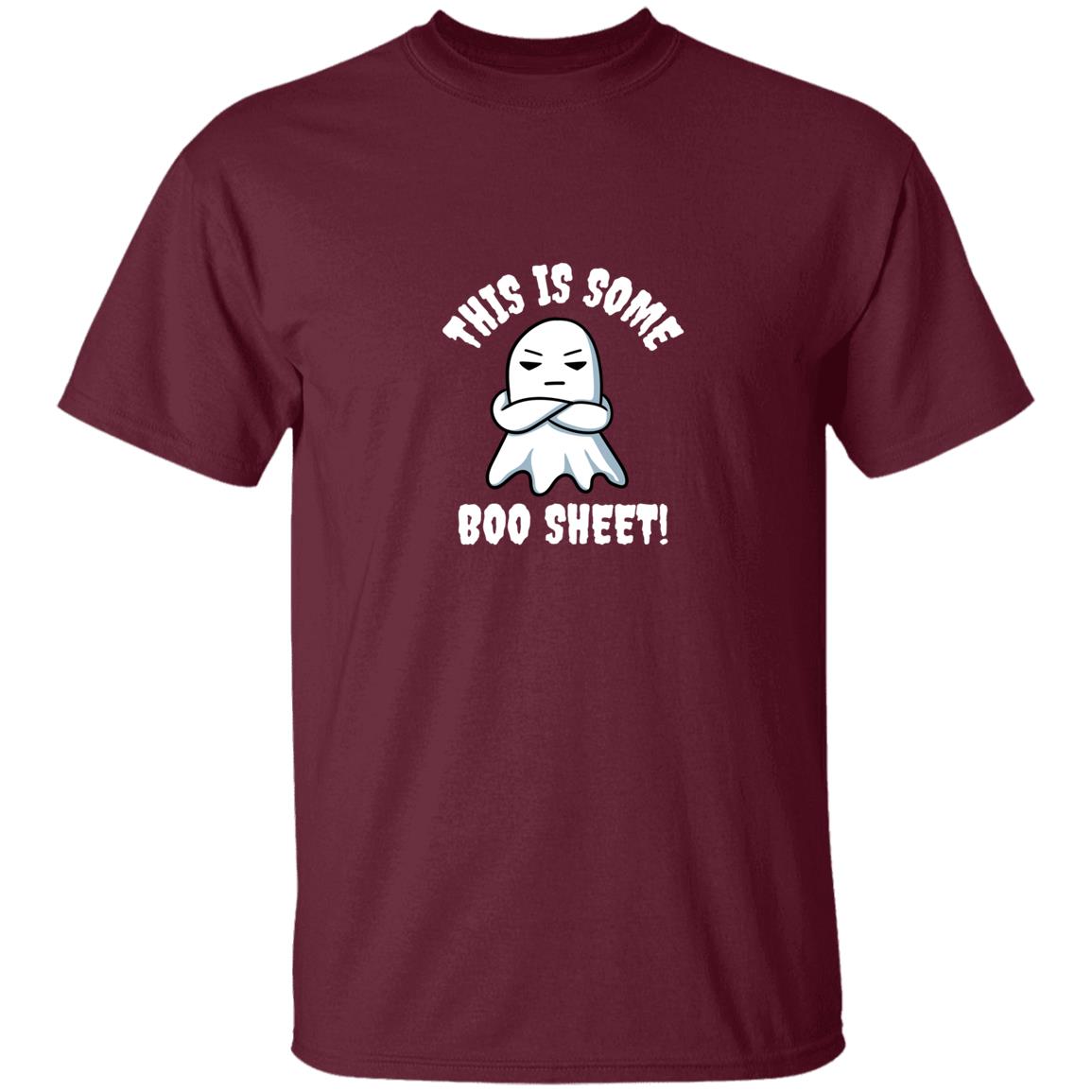 BOO SHEET- (Halloween) 5.3 oz. T-Shirt