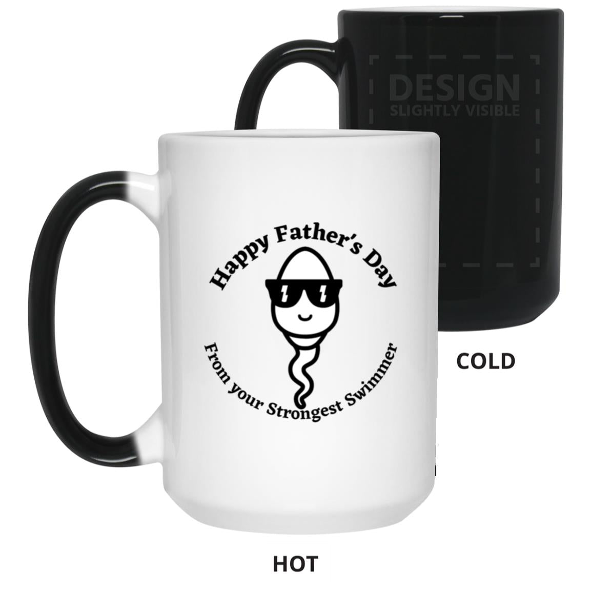 Fastest Swimmer (Cool Shades - Father's Day) 15 oz. Color Changing Mug