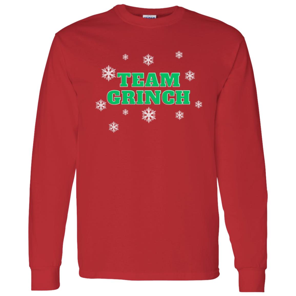 Team Grinch (Christmas) G540 LS T-Shirt 5.3 oz.