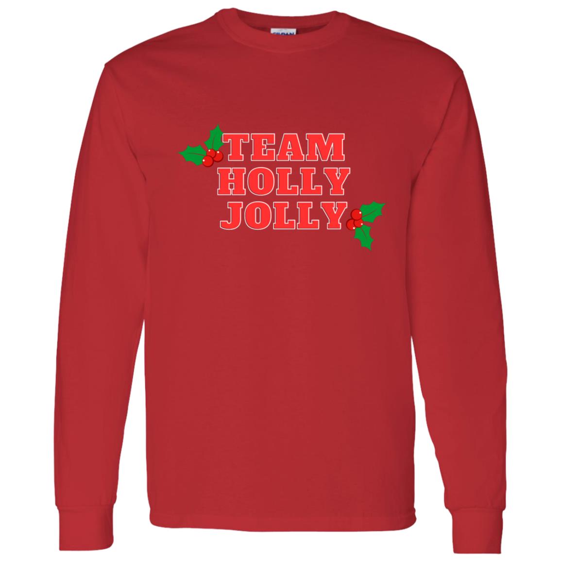 Team Holly Jolly (Christmas) G540 LS T-Shirt 5.3 oz.