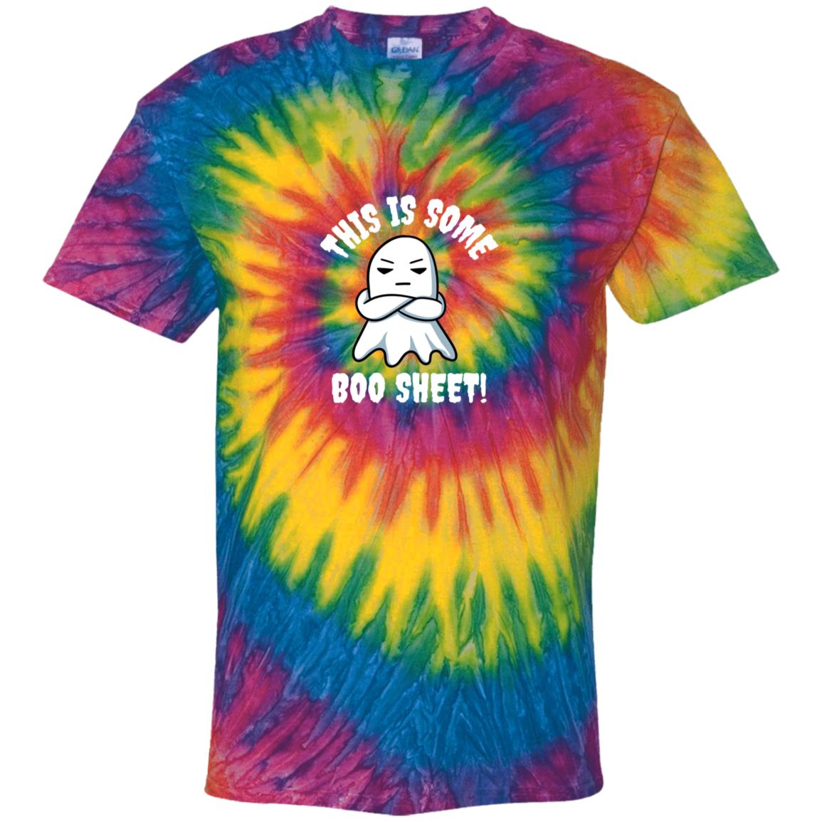 Boo Sheet (Halloween) - 100% Cotton Tie Dye T-Shirt