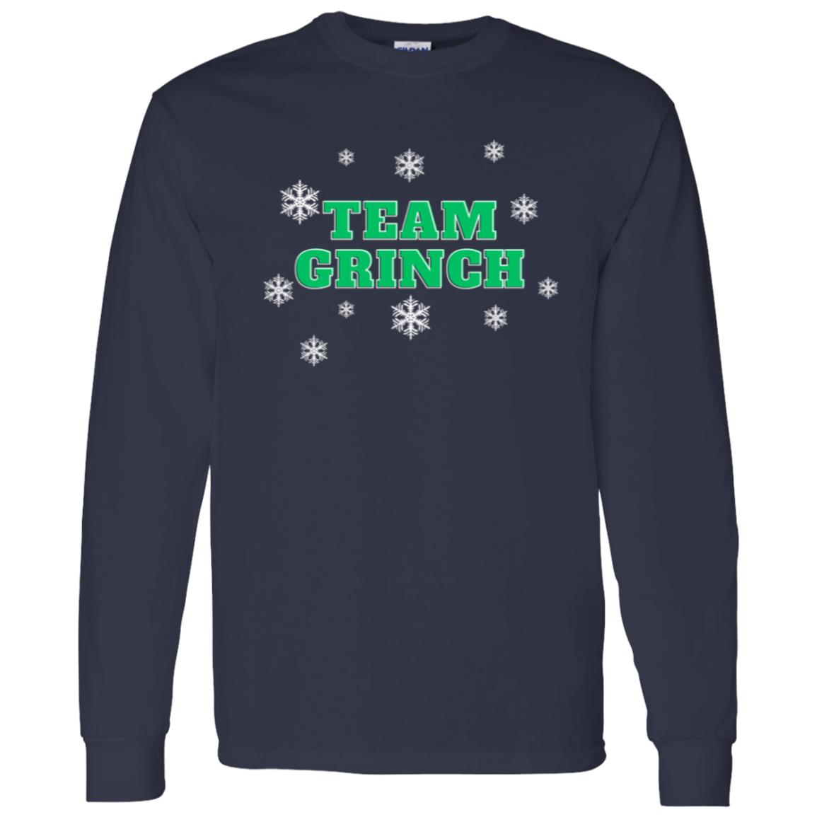 Team Grinch (Christmas) G540 LS T-Shirt 5.3 oz.