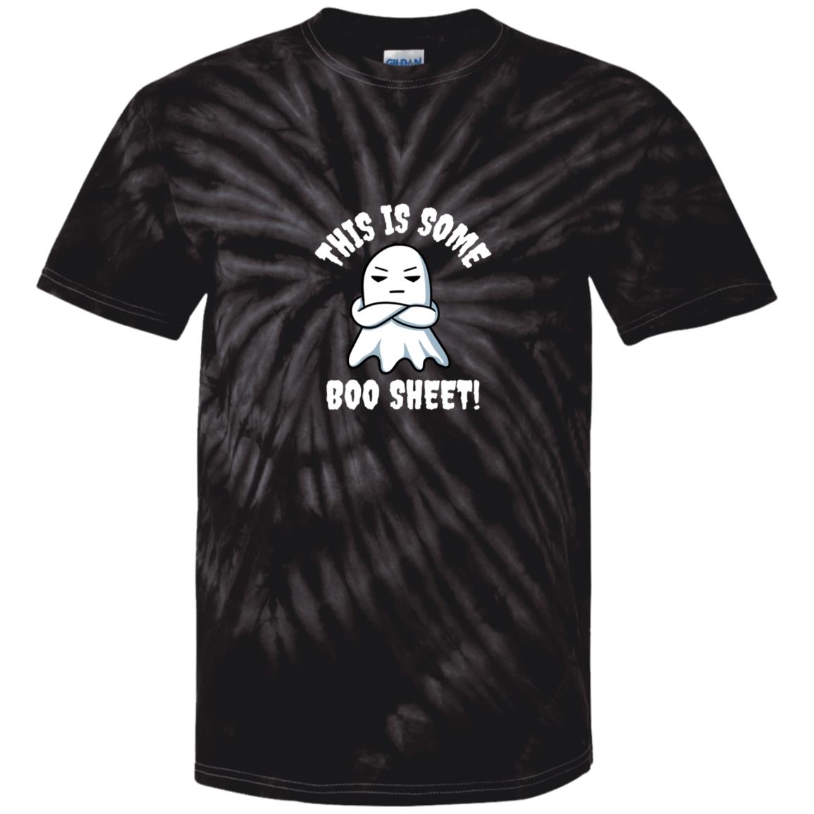 Boo Sheet (Halloween) - 100% Cotton Tie Dye T-Shirt