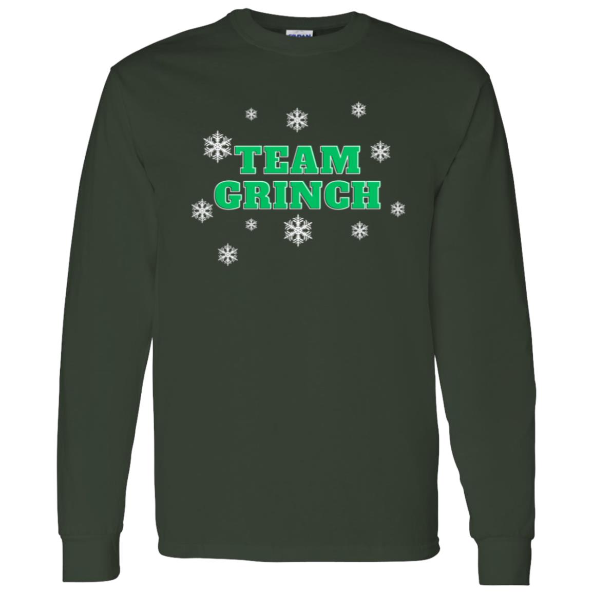 Team Grinch (Christmas) G540 LS T-Shirt 5.3 oz.