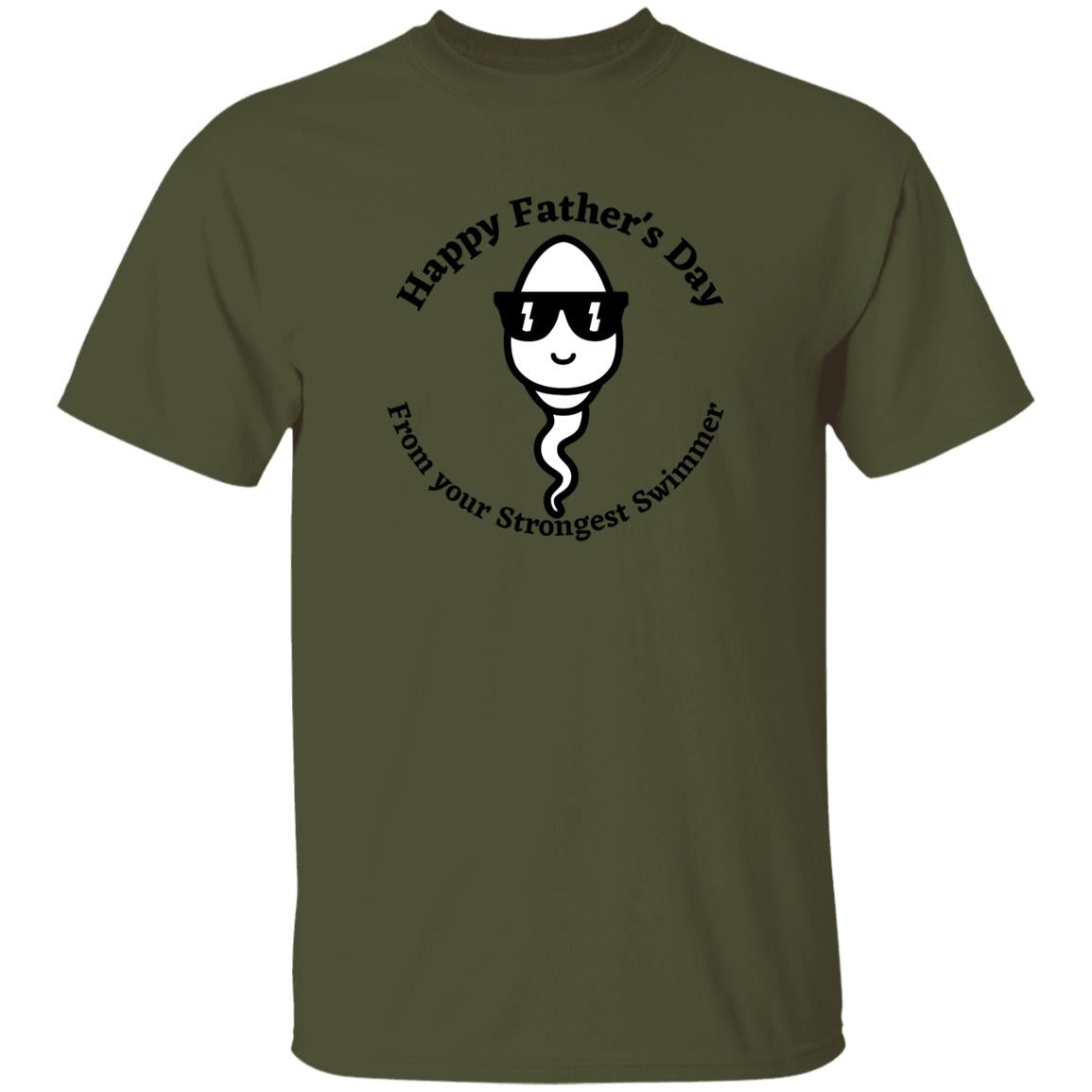 Happy Father's Day From your Fastest Swimmer (Sunglasses Sperm) G500 oz. T-Shirt
