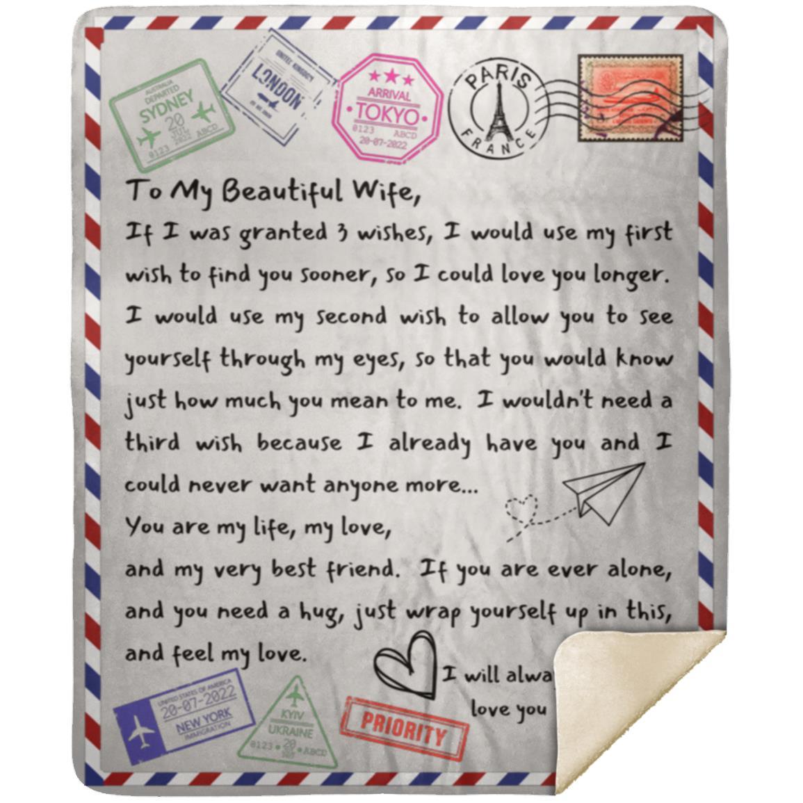 To My Beautiful Wife Letter