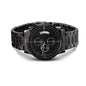 Customizable Engraved Black Chronograph Watch (Son, Father, Husband, Fiance, Boyfriend, Uncle, Son-in-law) - Upload your own design!