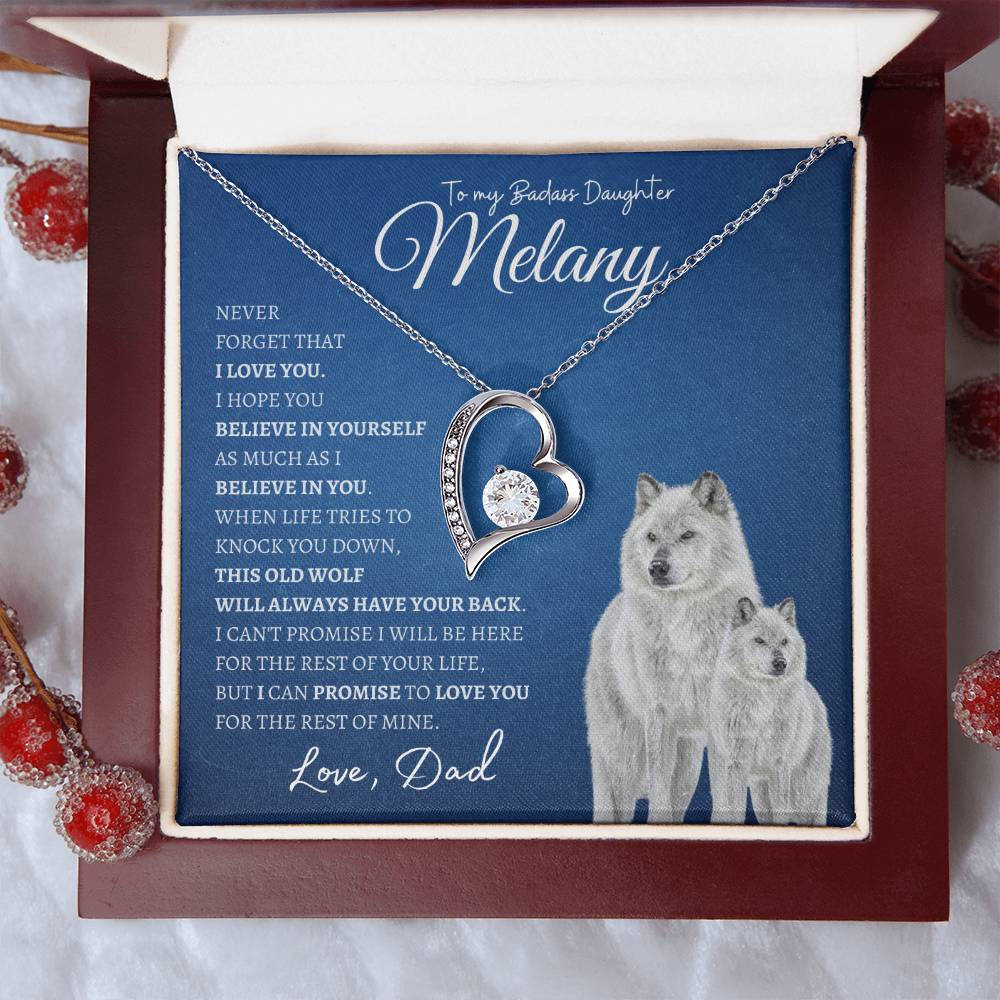 Private for Melany (artic wolf) - Forever Love Necklace