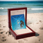 To My Beautiful Daughter From Mom or Dad (Wolf) - Forever Love Necklace