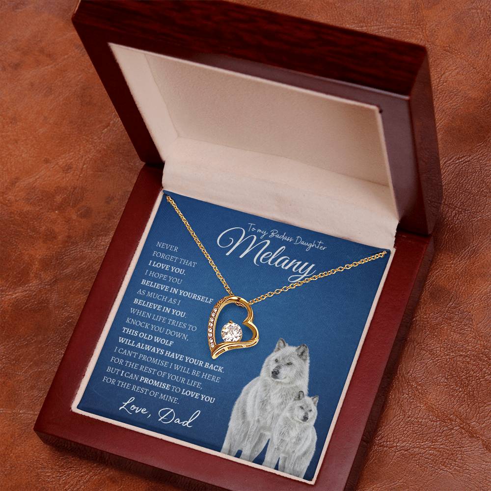 Private for Melany (artic wolf) - Forever Love Necklace