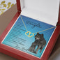 To My Badass Daughter - (Wolf) - Everlasting Love Necklace