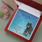 To My Badass Daughter - (Wolf) - Everlasting Love Necklace