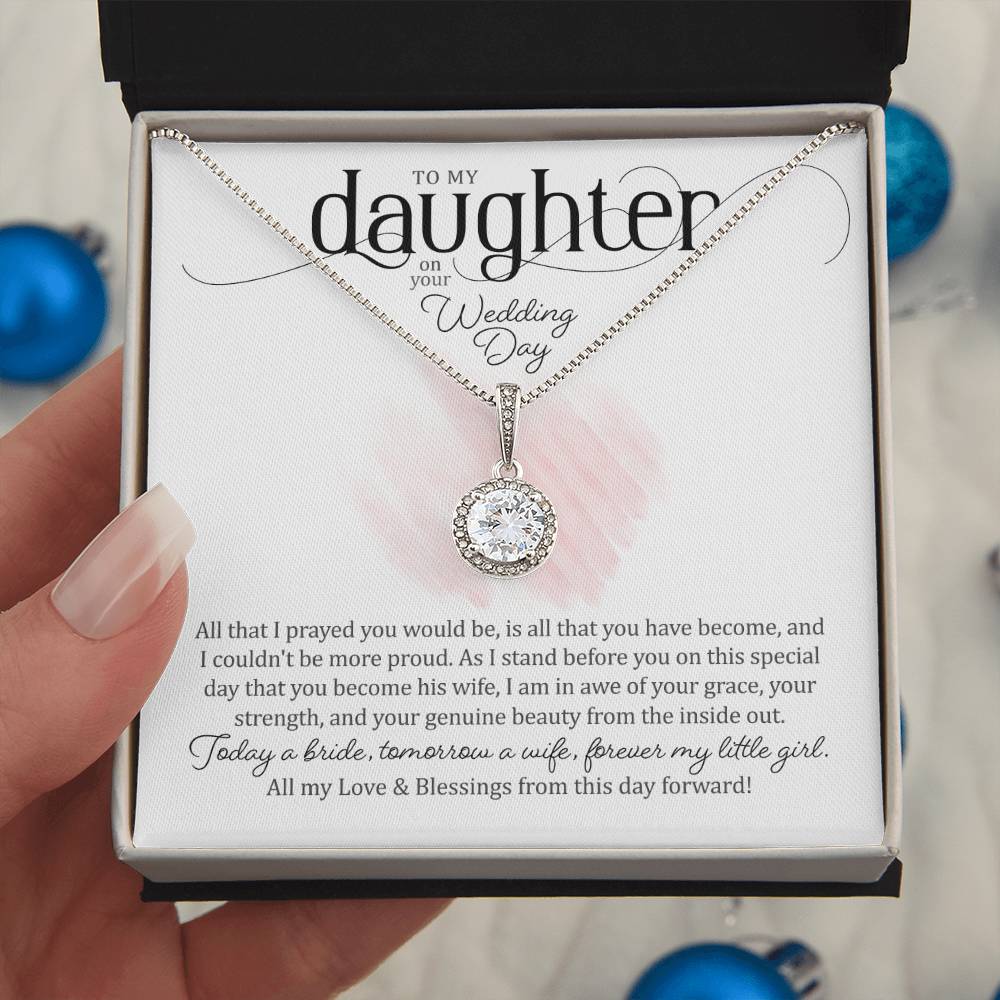 To My Daughter on Her Wedding Day (Bride / Wedding) - Eternal Hope Necklace