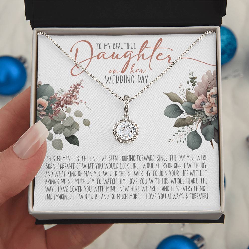 To My Daughter on Her Wedding Day (Bride / Wedding) - Eternal Hope Necklace