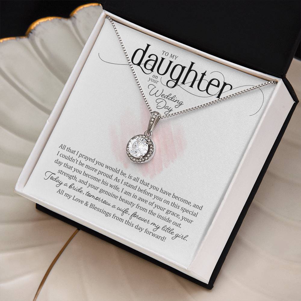 To My Daughter on Her Wedding Day (Bride / Wedding) - Eternal Hope Necklace