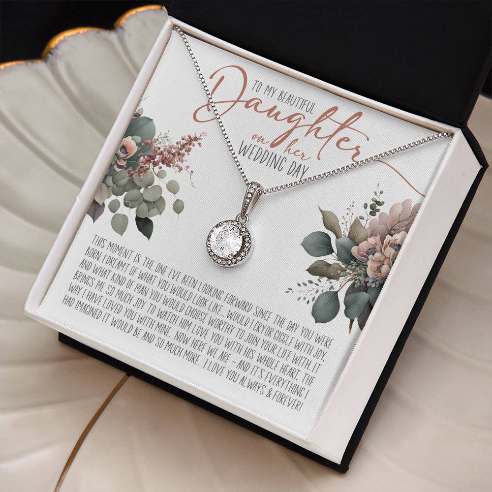 To My Daughter on Her Wedding Day (Bride / Wedding) - Eternal Hope Necklace