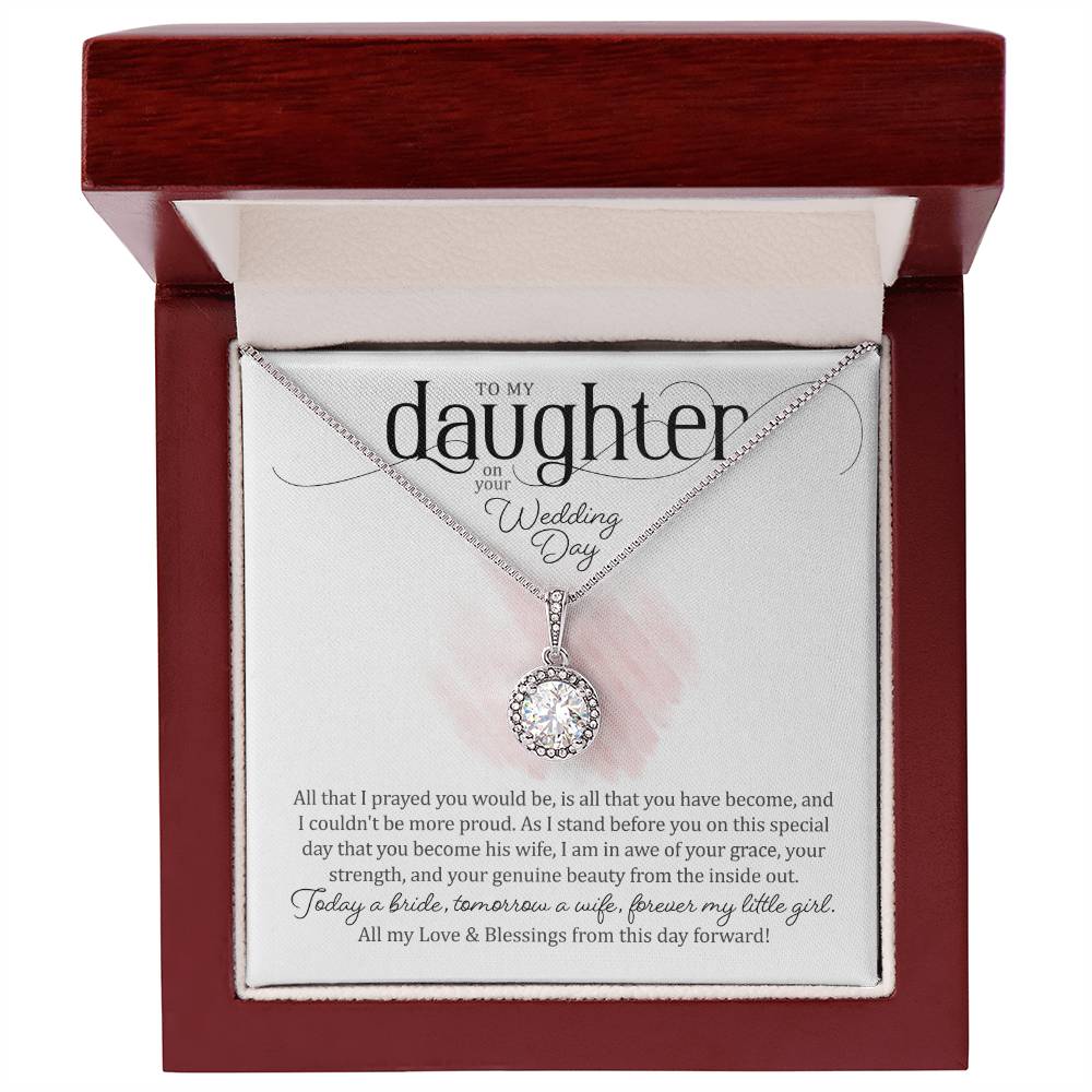 To My Daughter on Her Wedding Day (Bride / Wedding) - Eternal Hope Necklace