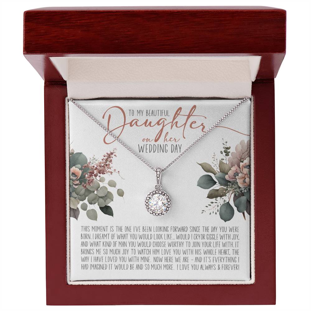 To My Daughter on Her Wedding Day (Bride / Wedding) - Eternal Hope Necklace