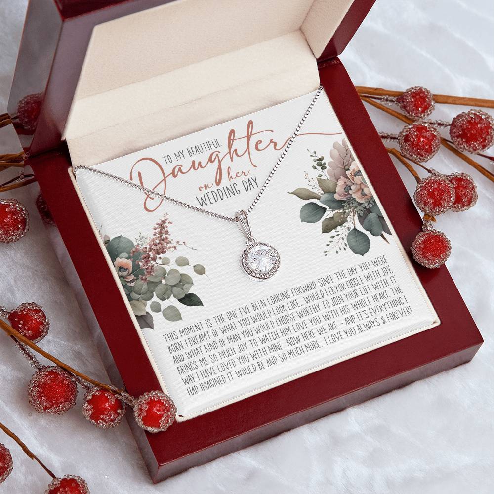 To My Daughter on Her Wedding Day (Bride / Wedding) - Eternal Hope Necklace