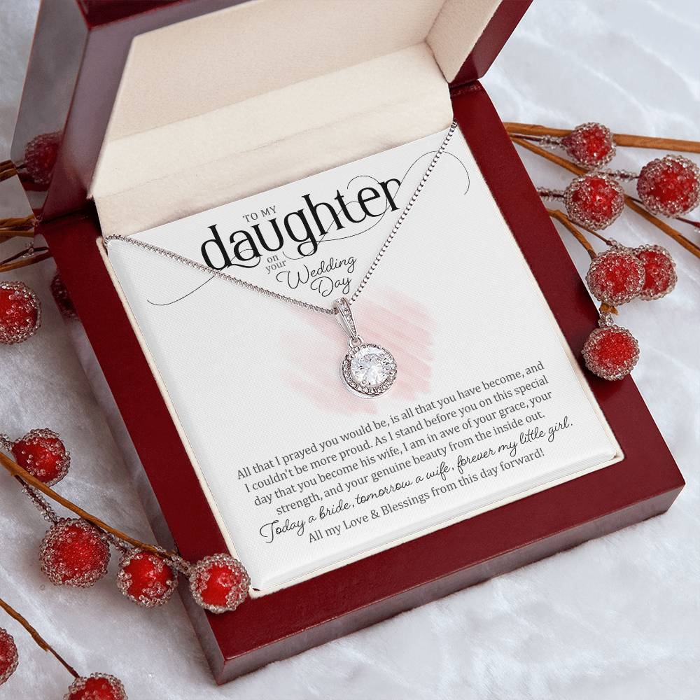 To My Daughter on Her Wedding Day (Bride / Wedding) - Eternal Hope Necklace