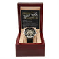 To My Best Man (Wedding) - Openwork Watch