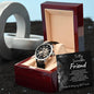 To My Incredible Friend ( Male Lion) / Best Friend - Men's Openwork Watch