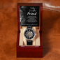 To My Incredible Friend ( Male Lion) / Best Friend - Men's Openwork Watch