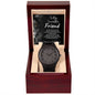 To My Incredible Friend (Male Lion) Best Friend - Wooden Watch