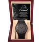 To My Incredible Friend (Male Lion) Best Friend - Wooden Watch