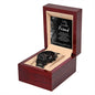 To My Incredible Friend (Male Lion) Best Friend - Black Chronograph Watch