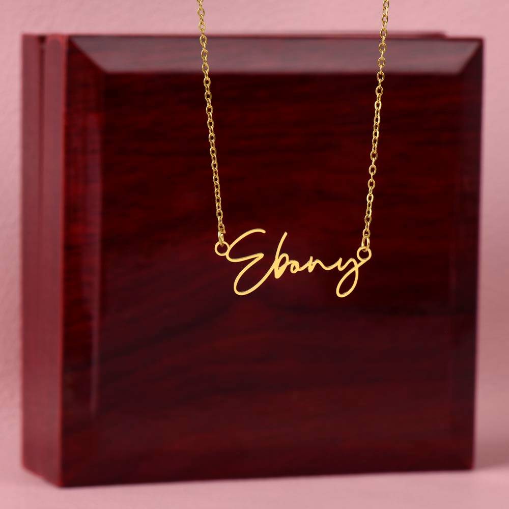 To My Daughter on Her Wedding Day (Bride / Wedding) - Script Name Necklace