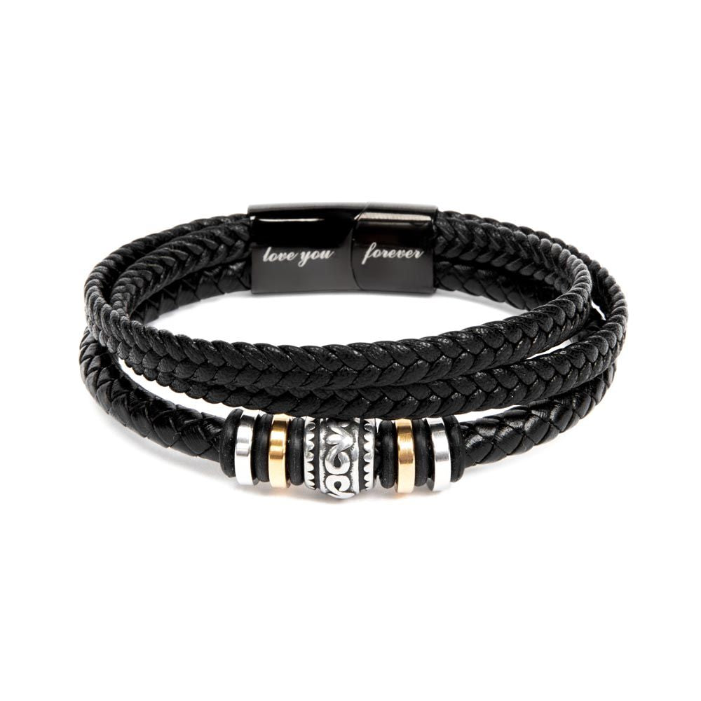 To My Husband (Blue Card) - Love You Forever Bracelet