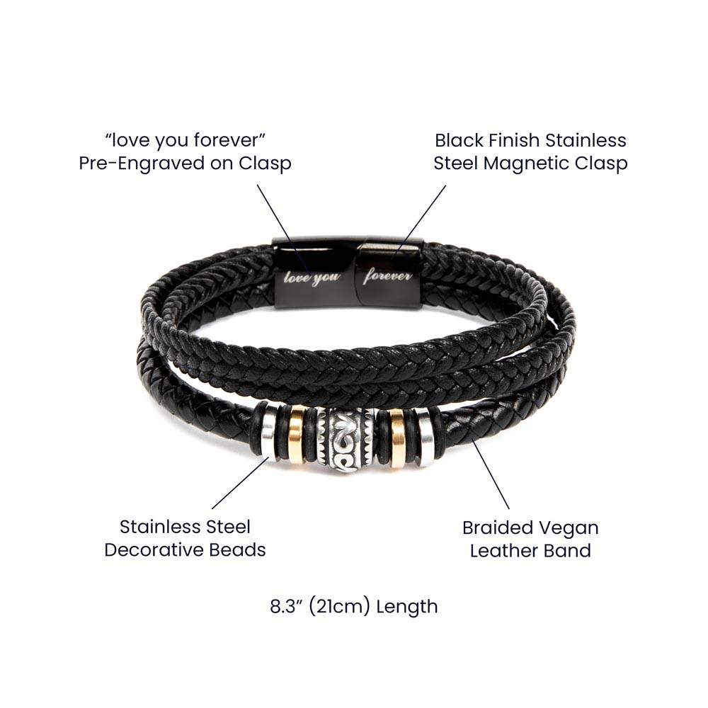To My Best Man (Wedding) - Love You Forever Bracelet