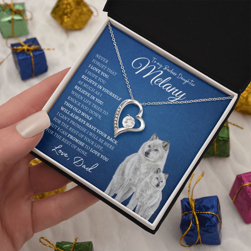 Private for Melany (artic wolf) - Forever Love Necklace