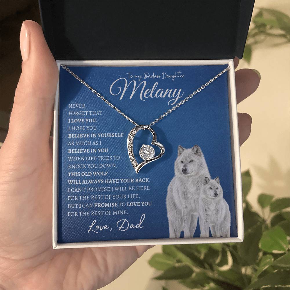 Private for Melany (artic wolf) - Forever Love Necklace