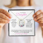 Daughter (Floral Ring Card) - Forever Love Necklace