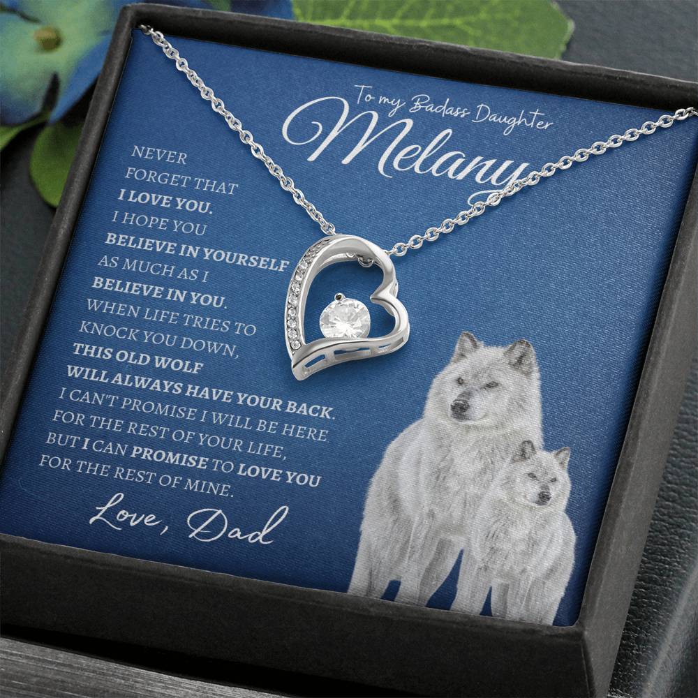 Private for Melany (artic wolf) - Forever Love Necklace