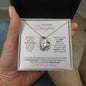 Daughter (Floral Ring Card) - Forever Love Necklace