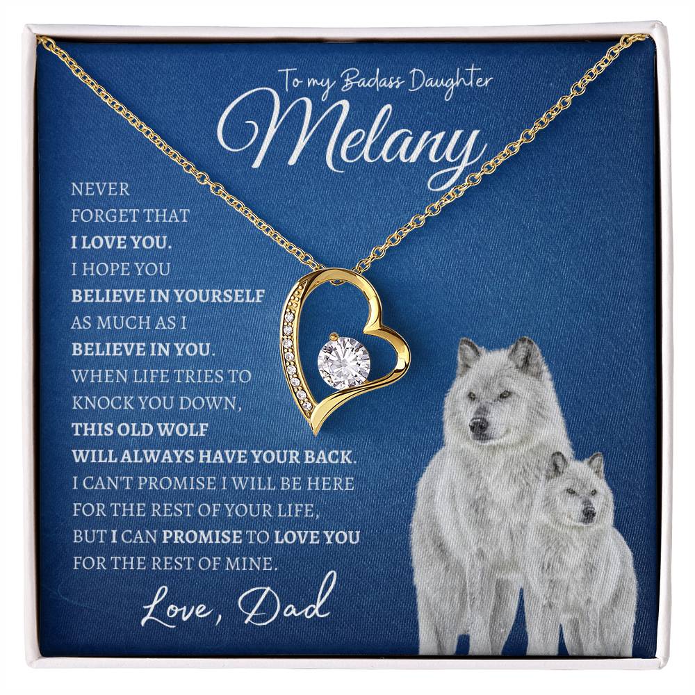 Private for Melany (artic wolf) - Forever Love Necklace