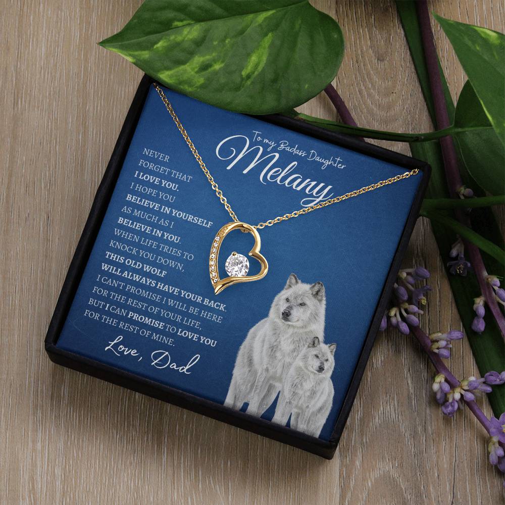 Private for Melany (artic wolf) - Forever Love Necklace