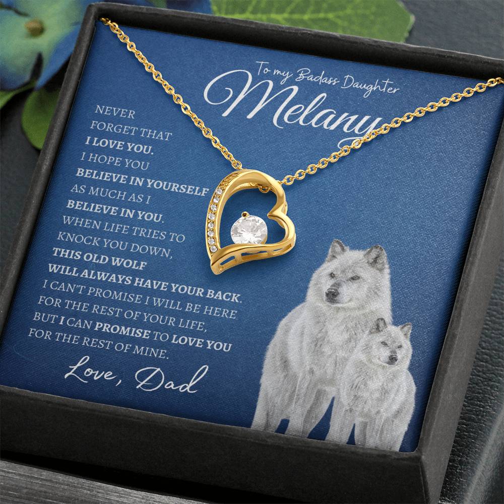 Private for Melany (artic wolf) - Forever Love Necklace