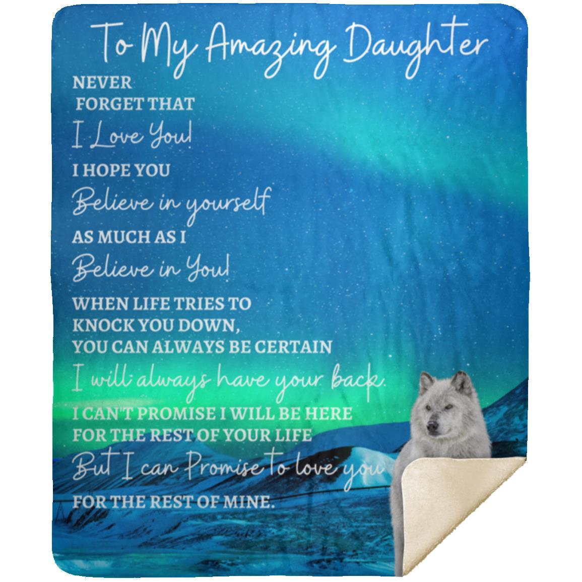 To My Amazing Daughter (Aurora) Blanket